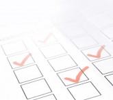 Close-up of a customer feedback form